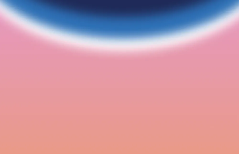 Horizon arc, blush